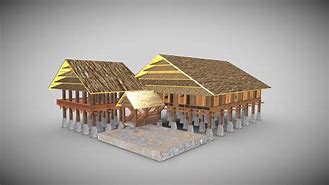 3D Rumah Adat