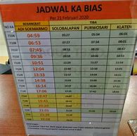 Jadwal Kereta Madiun Bandara Adi Soemarmo